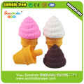 Novelty Cake and Ice-cream Shaped Erasers For Promotional